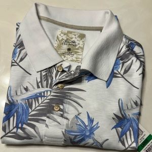 Men’s Tasso Elba island, shirt, UPF, sun protection, size large, new tags